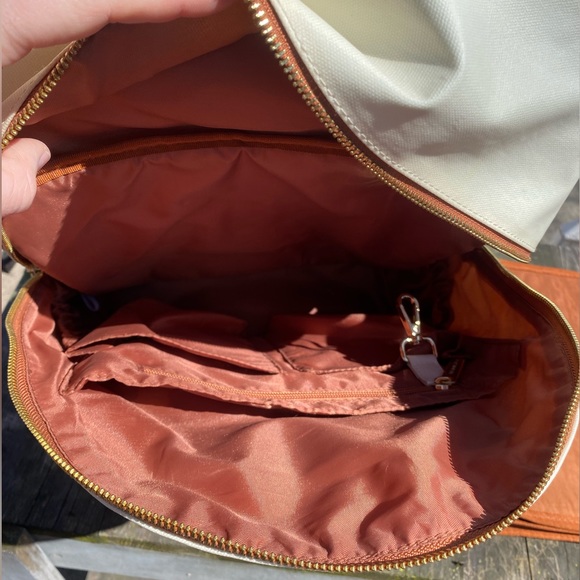 *The Honest Company.* Uptown Canvas Backpack | Diaper Bag with Changing Pad - Picture 4 of 7